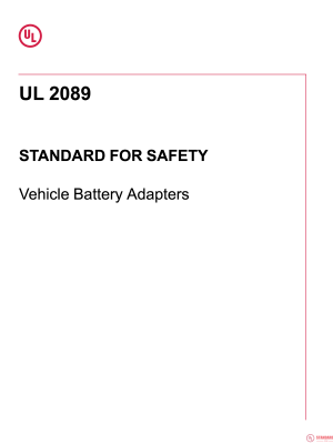 UL 2089 PDF